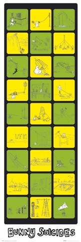 1art1 39845 Bunny Suicides - The Return Of T&uuml;r-Poster (158 x 53 cm) Preisvergleich