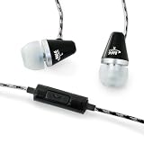 MEElectronics M2P-BK Sound-Isolating In-Ear Headphones with Microphone for iPod, iPhone and Smartphones (Black)