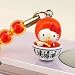Sanrio Hello Gotouchi Kitty Hokkaido Special Collection Beads Cell Phone Strap (Salmon Caviar on Rice) Image