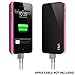 uNu Ecopak iPhone 5 Battery Case - Protective Snap-on Case and Detachable External Battery (Black/Pink, 2500mah, Fits All Version of iPhone 5)