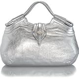 botkier st. tropez vacation tote,Silver Patent,one size