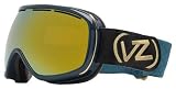 Von Zipper Chakra 09 Snowboard Goggles - Peacock Metallic Frame / Gold Chrome Lens