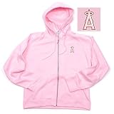 Los Angeles Angels MLB Hoody Full Zip Hooded Sweatshirt For Women (Pink)