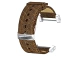 Suunto Core Wrist-Top Computer Watch Replacement Strap (Leather Brown)