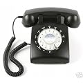 Black Vintage Retro Old Fashioned Reproduction Telephone