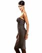 Ruffled Tweed Strapless Dress Product Image
