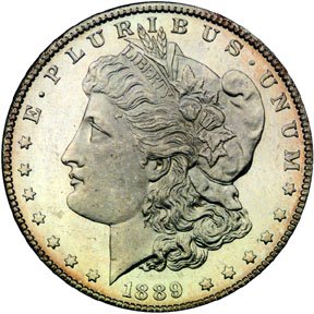 1889 CC Morgan Silver Dollar MS 63