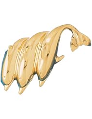 Dazzlers Solid 14 karats gold Dolphin Charm Pendant Available in three colors from jewelsberry (weights: 12.3 grams only)