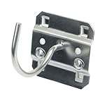 Stainless Steel Lochook 65200 2-1/4-Inch Curved Hook For Stainless Steel Locboard, Silver, 3-Pack