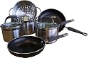 Prestige Cookware Saucepan Set, Stainless Steel, 6 Piece