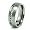 8mm Titanium Ring with CZ - Size 8
