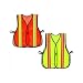 Boston Industrial Safety Vest with Reflective Strips - Lime Green