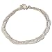 Sterling Silver Anklet Pair Womens Foot Jewelry 10 inches (sanklt091)