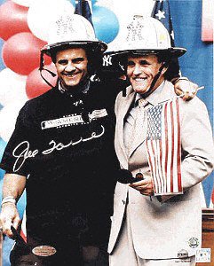 Joe Torre & Rudy Guiliani 16x20 Autographed Photograph