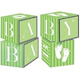 Creative Converting Sweet Baby Feet Green Centerpiece Blocks