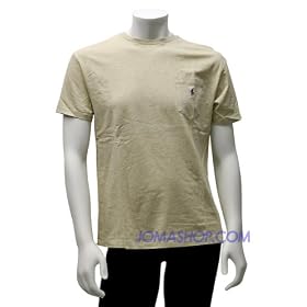 Polo Ralph Lauren Mens Beige Cotton T-Shirt In Large