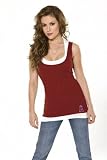 Los Angeles Angels of Anaheim Women's 2-Layered Racer Back Tank Top - by Alyssa Milano