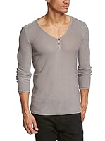 Tom Tailor Denim Camiseta Manga Larga (Gris Claro)