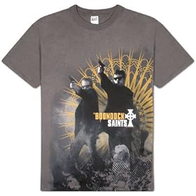 Boondock Saints - Shoot Out Specialty Products T-Shirt, S - Grey