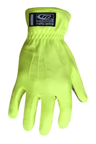 Ringers Gloves 307-10 Traffic Glove, Green, Large