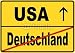 Wallmonkeys Peel and Stick Wall Decals - Leben Und Arbeiten in Den Usa - Removable Graphic