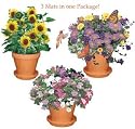 Instant Garden Mat - 3 in 1 - - Instant Garden, Roll N Grow - Seeded Mat - Just Roll and Grow!(Easy & Hassle Free!) - A great gift idea for the home or family yard! Terrific Birthday Present, Holiday or Christmas Gift or Stocking Stuffer! BEST SELLER!