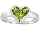 0.80 cttw 14k Gold Genuine Invisible Set Peridot Ring LIFETIME WARRANTY