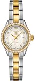 Tag Heuer Watches Tag Heuer Carrera Automatic 18k Gold and Fine Brushed Stainless-Steel Case and Bracelet Diamond Bezel Diamond Hour Markers Women's Watch