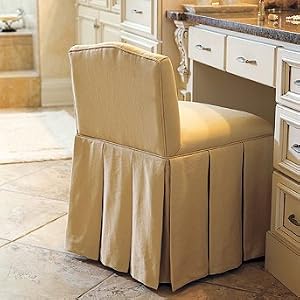 Larissa Vanity Stool - Green - Frontgate