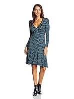 ZERGATIK Vestido Menir (Azul / Negro)