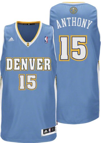 Carmelo Anthony Light Blue adidas Revolution 30 Swingman Denver Nuggets Youth Jersey