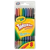 8 ct. CRAYOLA TWISTABLES CRAYONS