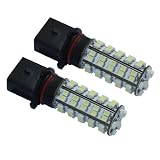 2pcs 68-SMD P13W Camaro RS SS 12V LED Fog Light or DRL bulbs - Xenon White by EZ Motoring