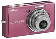 Nikon Coolpix S510 Digitalkamera (8 Megapixel, 3-fach opt. Zoom, 6,4 cm (2,5 Zoll) Display, Bildstabilisator) rot