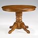 Home Styles 5179-30 Round Pedestal Dining Table- Cottage Oak