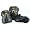 Bone Shieldz 2011/12 PRO 360 Elite Tri Pack Protective Pads - Black (S)