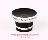 0.25x Fisheye fr Sony DCR-HC94, DCR-HC96, DCR-PC103, DCR-PC105, DCR-PC350, DCR-PC1000, DCR-TRV12, DCR-TRV14, DCR-TRV19, DCR-TRV22, DCR-TRV33, DCR-DVD92, DCR-DVD100, DCR-DVD106, DCR-DVD109, DCR-DVD110, DCR-DVD115, DCR-DVD200, DCR-DVD202, DCR-DVD203, DCR-DVD306, DCR-DVD310, DCR-DVD403, DCR-DVD404, DCR-DVD405, DCR-DVD410, DCR-DVD505, DCR-DVD510 NEU