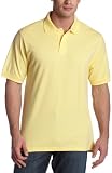 IZOD Men's Solid Crested Pique Polo,Day Yellow,Medium