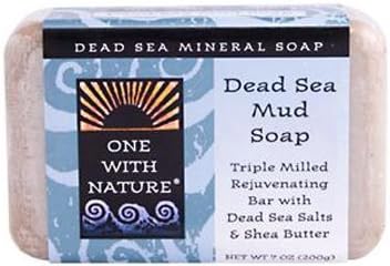 New - One With Nature Dead Sea Mineral Dead Sea Mud Soap - 7 oz