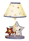 Bedtime Originals Champ Snoopy Lamp with Shade, Blue
