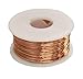 Solid Bare Copper Round Wire 1/2 Lb Spool (18 Ga / 100 Ft)