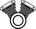 Bike & Motorcycle EPS Vector Sign Clipart