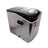 NewAir AI-210SS Stainless Steel Portable Countertop Ice Maker with LCD Display