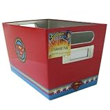 DC Comics Superman themed Storage Tub - Tin Storage Box bin - CLEARANCE SALE PRICED