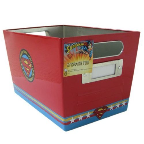  DC Comics Superman Storage Tub - Tin Storage Box