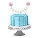 Ginger Ray Chevron Divine Honeycomb Cake Bunting Topper Decoration, Pink