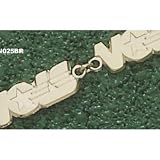 Tennessee Volunteers Solid 10K Gold ''VOLS'' Bracelet 7 1/4''