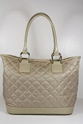 Burberry Handbags Large Trench Check Light Tan Nylon and Leather 3711887