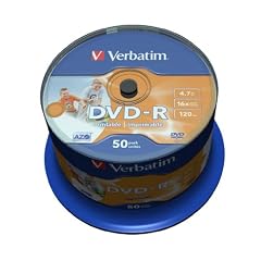 Verbatim DVD-R 16x Speed 4,7GB Printable 50er Spindel DVD-Rohlinge