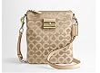 Coach Kristin Op Art Signature Crossbody Messenger Bag Swingpack Khaki